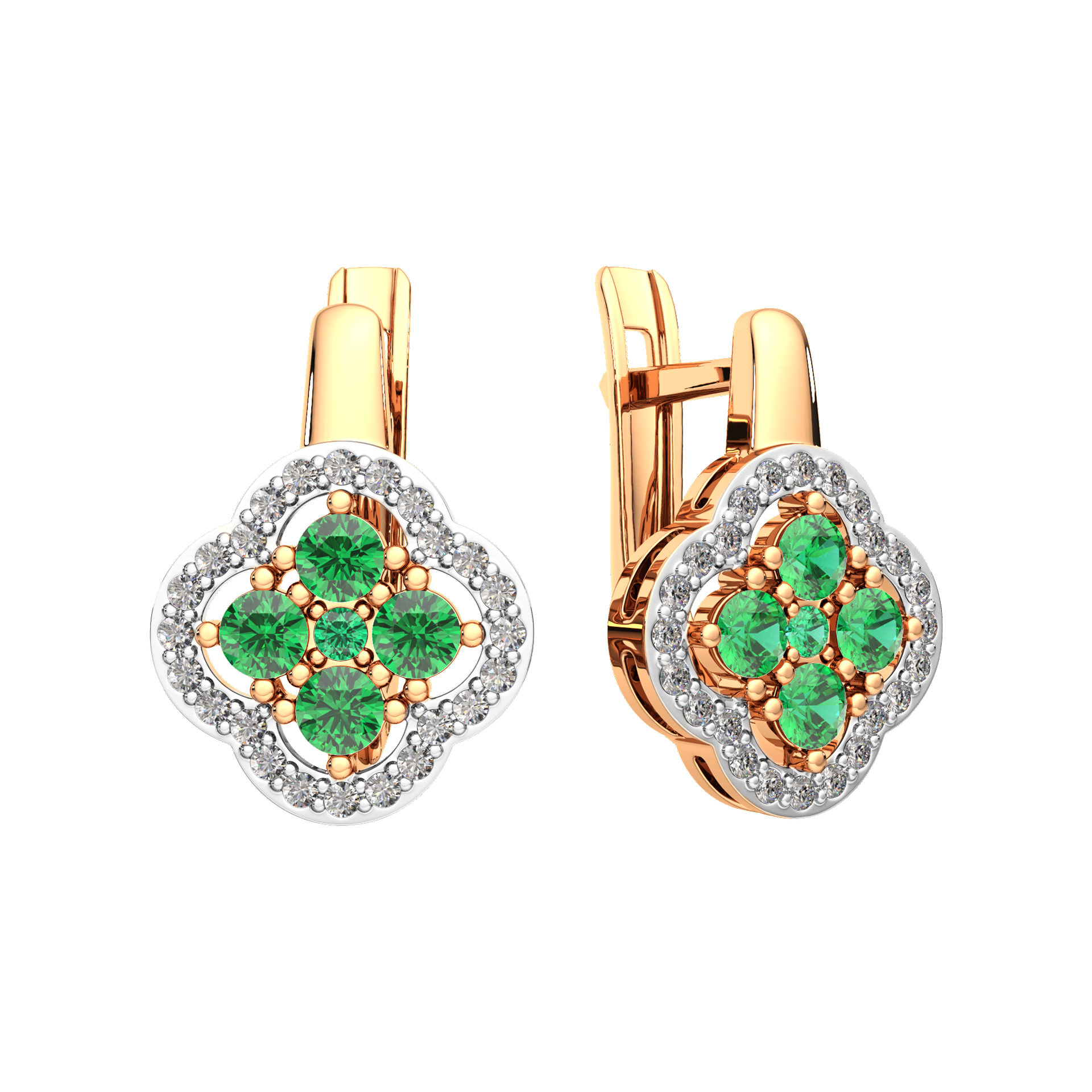 Серьги 3D20238.14K.R.ZZ