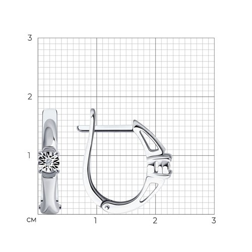 Серьги 87020063