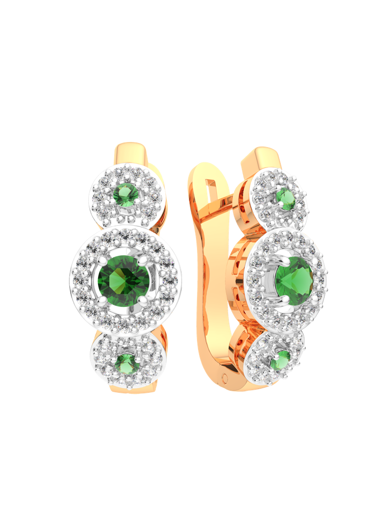 Серьги 3D2047.14K.R