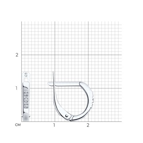Серьги 94020086