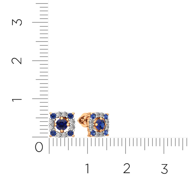 Серьги 3D10122.14K.R.ZZ Серьги 3D10122.14K.R.ZZ