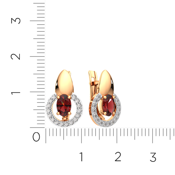 Серьги 3S50205.14K.R.ZZ Серьги 3S50205.14K.R.ZZ