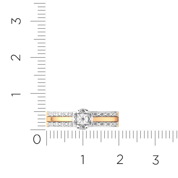 Кольцо 2D00703.14K.B.ZZ