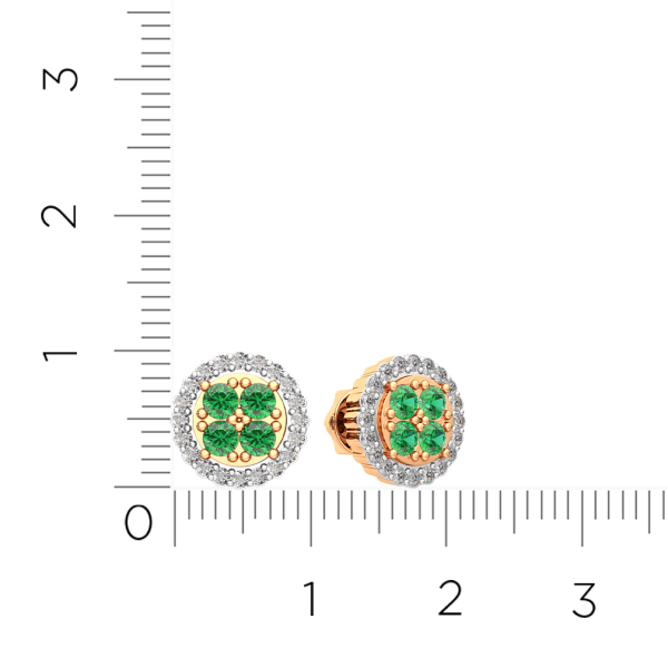 Серьги 3D20231.14K.R.ZZ