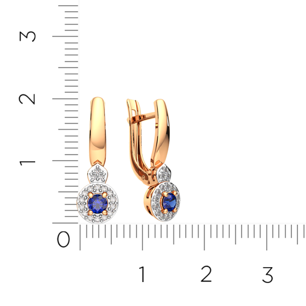 Серьги 3D10175.14K.R.ZZ Серьги 3D10175.14K.R.ZZ