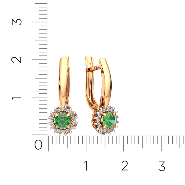 Серьги 3D20143.14K.R.ZZ