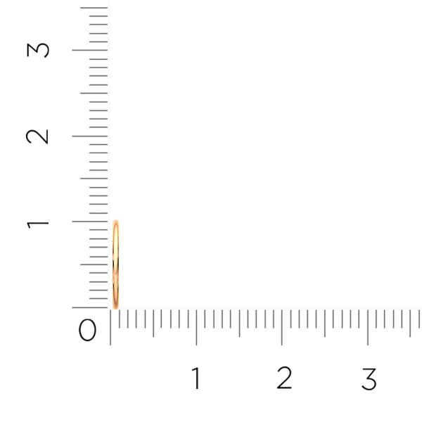 Серьга 361202/0.14K.R Серьга 361202/0.14K.R