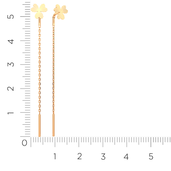 Серьги 3900176.14K.R.ZZ Серьги 3900176.14K.R.ZZ