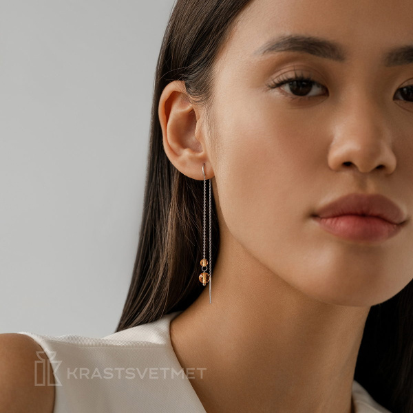 Серьги НС 22-389К2Ю-3