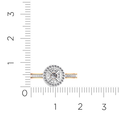 Кольцо 2D00458.14K.R.ZZ