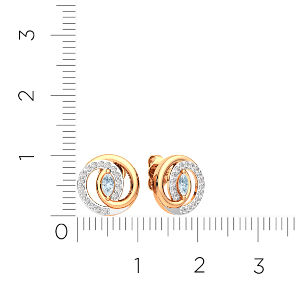 Серьги 3S40240.14K.R.ZZ Серьги 3S40240.14K.R.ZZ