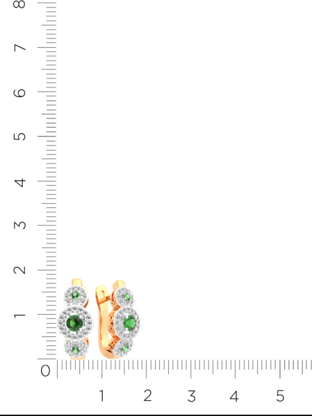Серьги 3D2047.14K.R