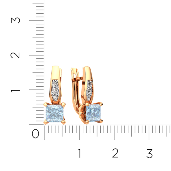 Серьги 3S40220.14K.R.ZZ Серьги 3S40220.14K.R.ZZ