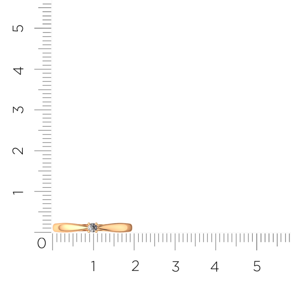 Кольцо 2D0080.14K.R