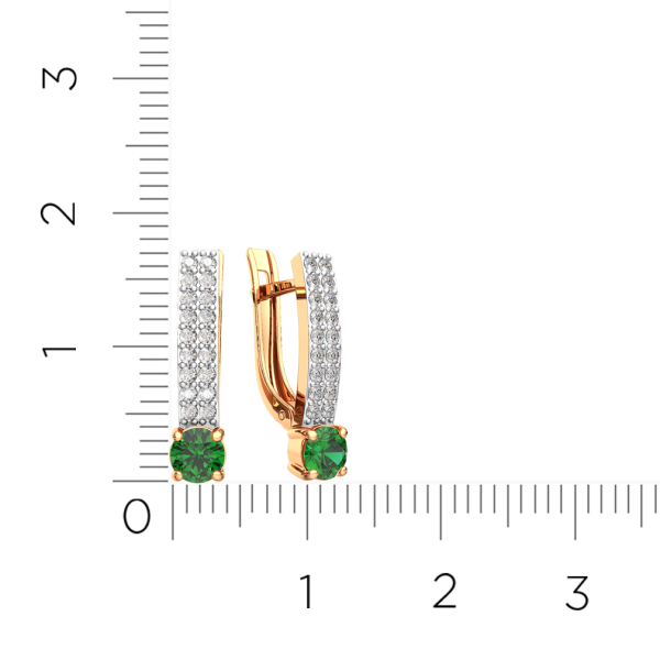 Серьги 3D20201.14K.R.ZZ Серьги 3D20201.14K.R.ZZ