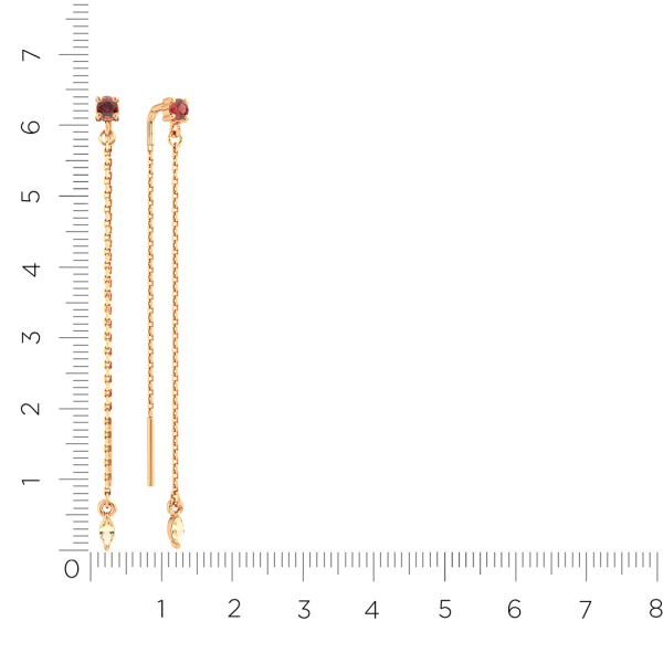 Серьги 3SM011.14K.R.ZZ Серьги 3SM011.14K.R.ZZ