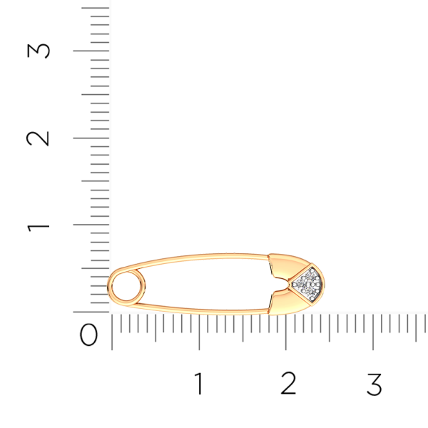 Брошь 940019.14K.R Брошь 940019.14K.R