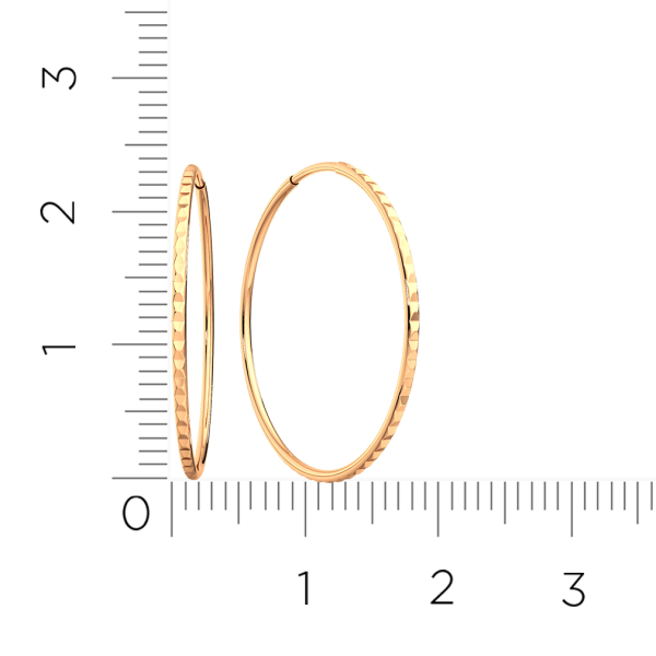 Серьги 371210/2.14K.R Серьги 371210/2.14K.R
