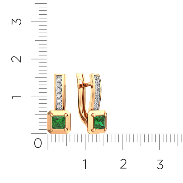 Серьги 3D20120.14K.R.ZZ Серьги 3D20120.14K.R.ZZ