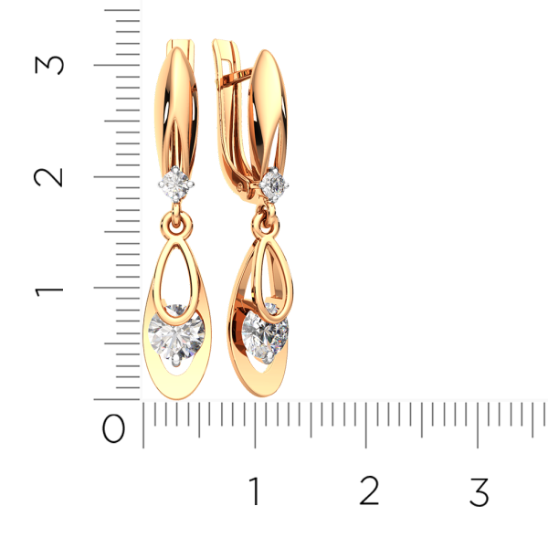 Серьги 3101092.14K.R.ZZ
