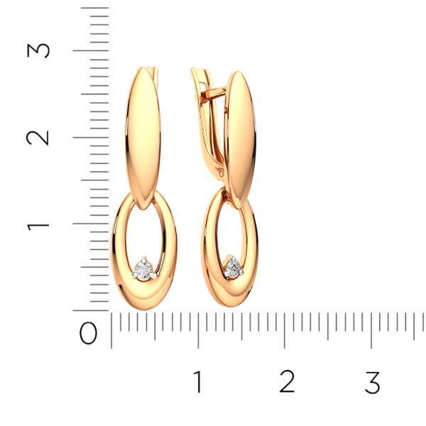 Серьги 3101018.14K.R Серьги 3101018.14K.R