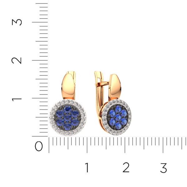 Серьги 3D10248.14K.R.ZZ Серьги 3D10248.14K.R.ZZ