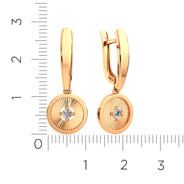 Серьги 3101836.14K.R.ZZ