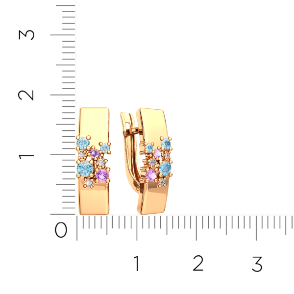 Серьги 3SM012.14K.R.ZZ Серьги 3SM012.14K.R.ZZ