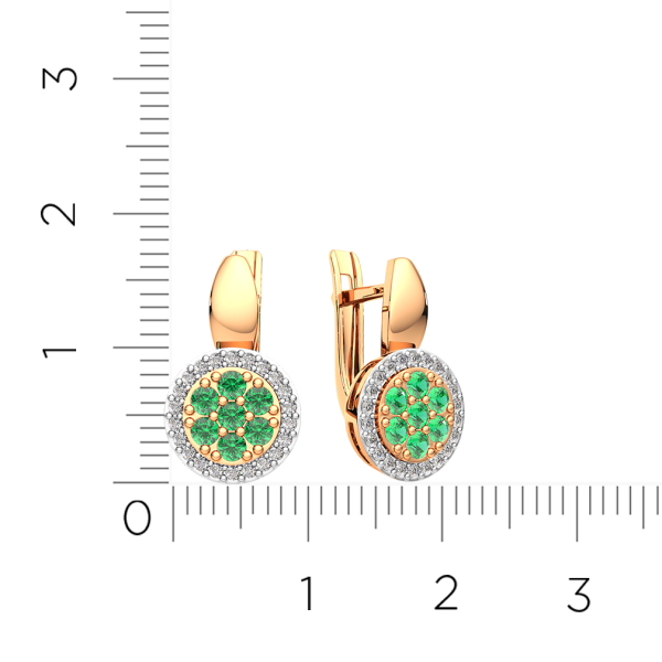 Серьги 3D20248.14K.R.ZZ Серьги 3D20248.14K.R.ZZ