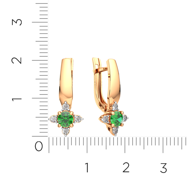 Серьги 3D20163.14K.R.ZZ Серьги 3D20163.14K.R.ZZ