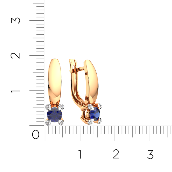 Серьги 3D10172.14K.R