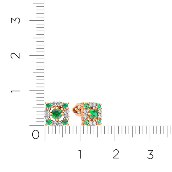 Серьги 3D20122.14K.R.ZZ Серьги 3D20122.14K.R.ZZ