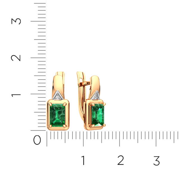 Серьги 3D20234.14K.R.ZZ