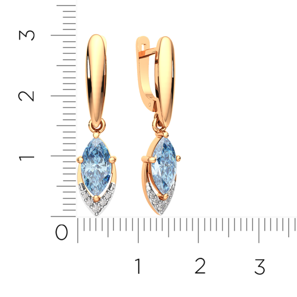 Серьги 3S40172.14K.R.ZZ Серьги 3S40172.14K.R.ZZ