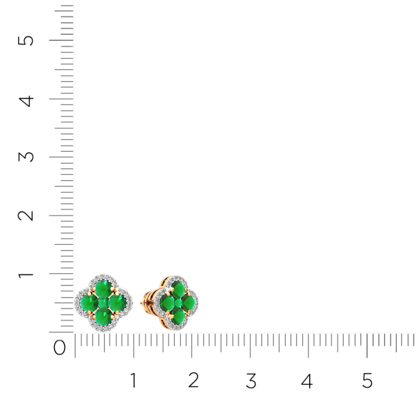Серьги 3D2098.14K.R Серьги 3D2098.14K.R