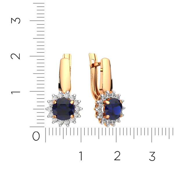 Серьги 3D10129.14K.R.ZZ Серьги 3D10129.14K.R.ZZ