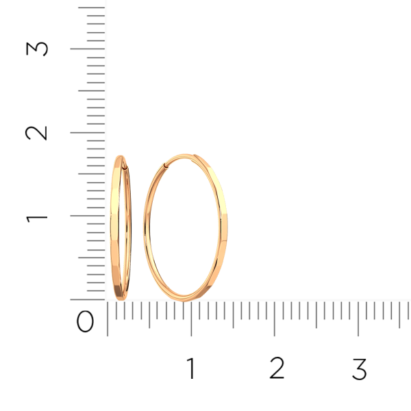 Серьги 371209/1.14K.R